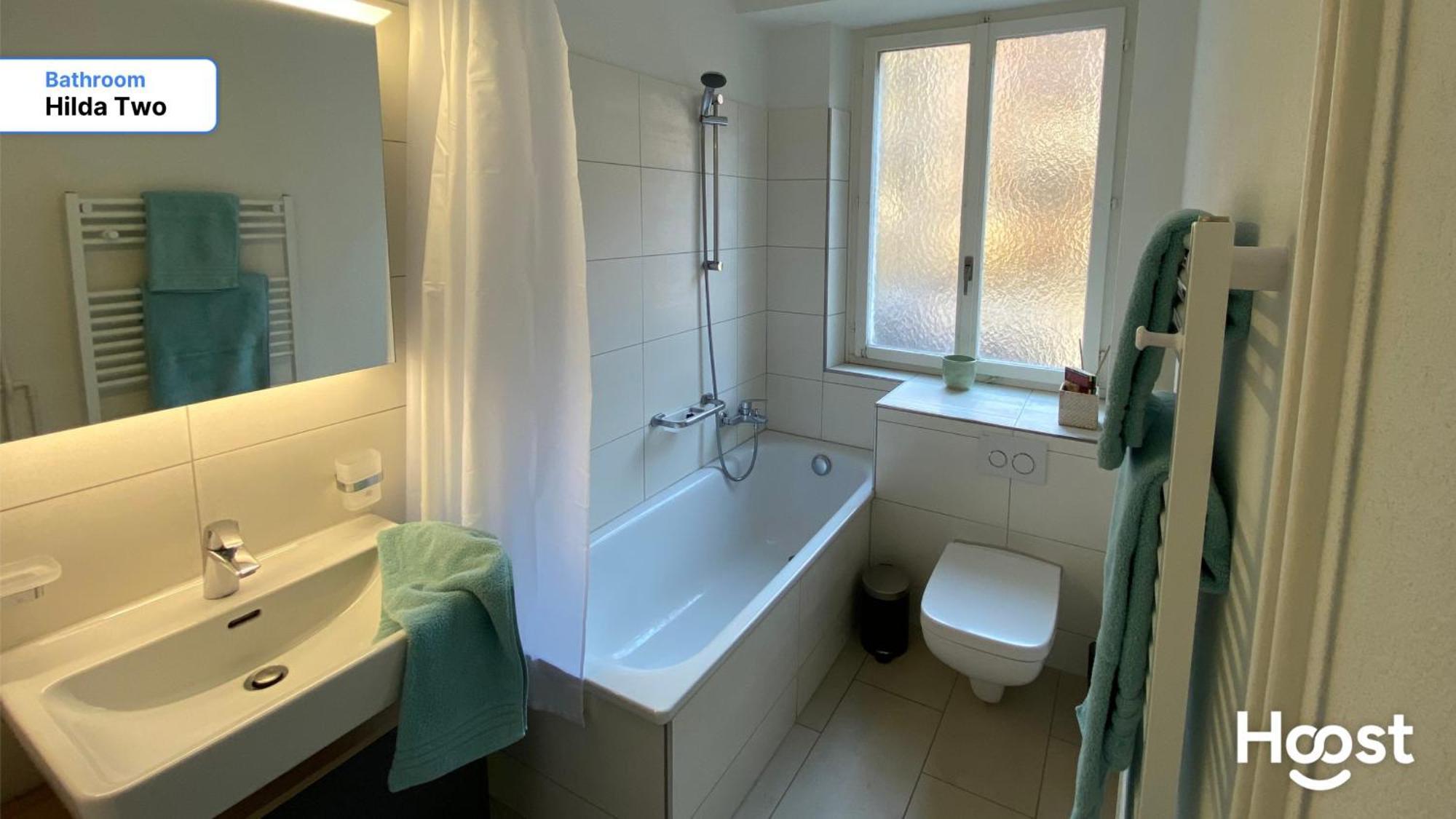 H2 With 3,5 Rooms, 2Br, Living Room And Kitchen, Central And Quite Zurich Exterior photo